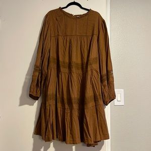 Burnt Orange Long sleeve/bell sleeve